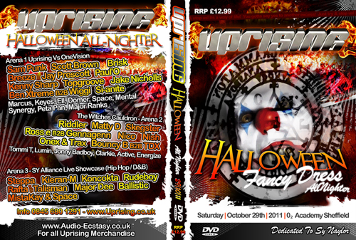 Uprising DVD 29-10-2011 HALLOWEEN ALL-NIGHTER AT O2 ACADEMY