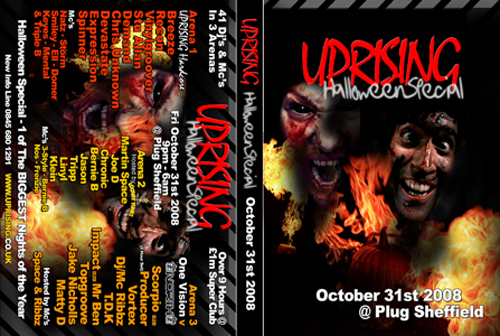 Uprising DVD 31-10-2008 HALLOWEEN ALL-NIGHTER  AT THE PLUG