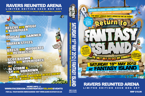 Fantasy Island   19.05.12 - Fantasy Island 12 - RAVERS REUNITED (CD 6 pack)