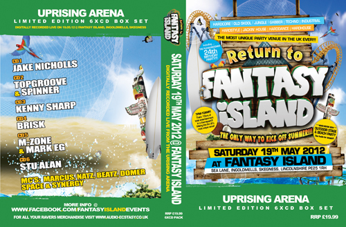 Fantasy Island   19.05.12 - Fantasy Island 12 - UPRISING (CD 6 pack)