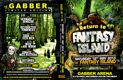 Fantasy Island   18.05.13 - Fantasy Island 13 - HARD AS F**K (CD 6 pack)