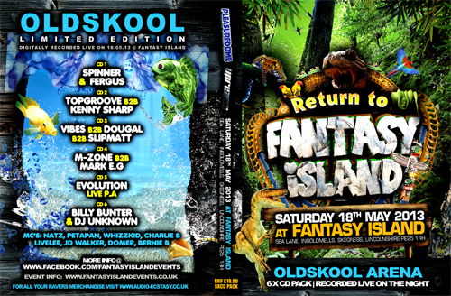 Fantasy Island   18.05.13 - Fantasy Island 13 - UPRISING V PLEASUREDOME (CD 6 pack)