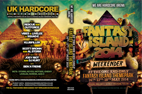 Fantasy Island   16.05.14 - Fantasy Island 14 - WE ARE HARDCORE (CD 6 pack)