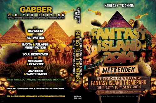 Fantasy Island   17.05.14 - Fantasy Island 14 - HARD AS F**K (CD 6 pack)