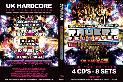 Ravers   28.03.09 - The Hardcore Face Off - CD4 Pack