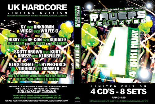 Ravers   20.11.10 - 4th Birthday Party - Hardcore CD4 Pack