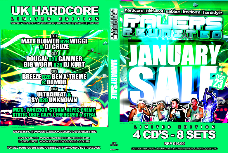 Ravers 23   21.01.12 - January Sale - Hardcore CD4 Pack