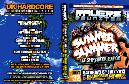 Ravers 32   06.07.13 - The Summer Slammer 2013 - Hardcore CD6 Pack