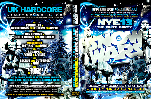 Ravers 36   31.12.13 - NYE 13 - Snow Wars - Hardcore CD6 Pack