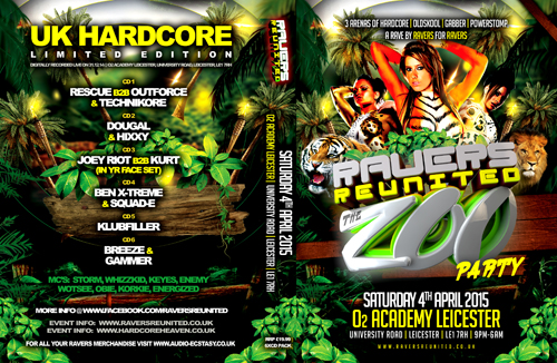 Ravers 44   04.04.15 - The Zoo Party - Hardcore CD6 Pack