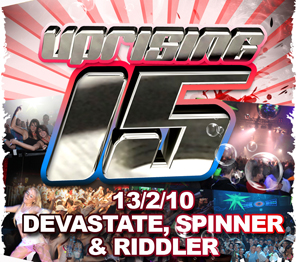 Uprising  13.02.10 - RIDDLER / SPINNER / DEVASTATE - (SQ5)