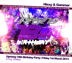 Uprising  01.03.13 - HIXXY / GAMMER  - (SQ5)