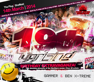 Uprising  14.03.14 - GAMMER / BEN X-TREME - (SQ5)