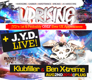 Uprising  02.08.14 - KLUBFILLER / BEN X-TREME - (SQ5)