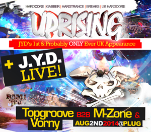 Uprising  02.08.14 - TOPGROOVE BEB M-ZONE / VORNY - (SQ5)